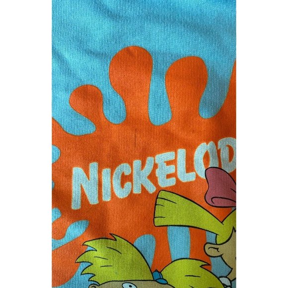 ♥️ Nickelodeon Nicktoons Blue Cropped Hoodie - Picture 3 of 5